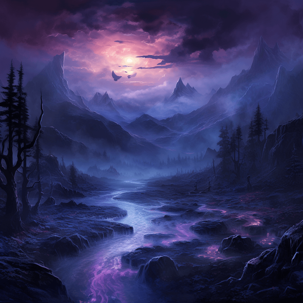 Tenelvis world illustration - Post-Apocalyptic theme