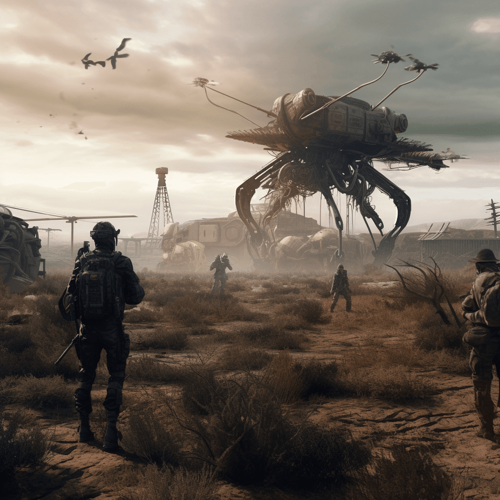 Black Ops Apocalypse world illustration - Post-Apocalyptic theme