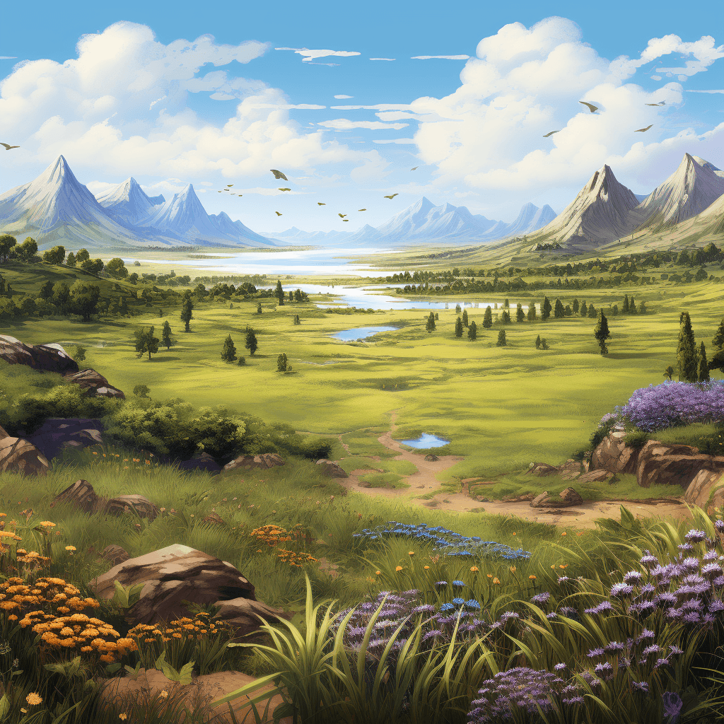 Aetheris world illustration - Fantasy theme